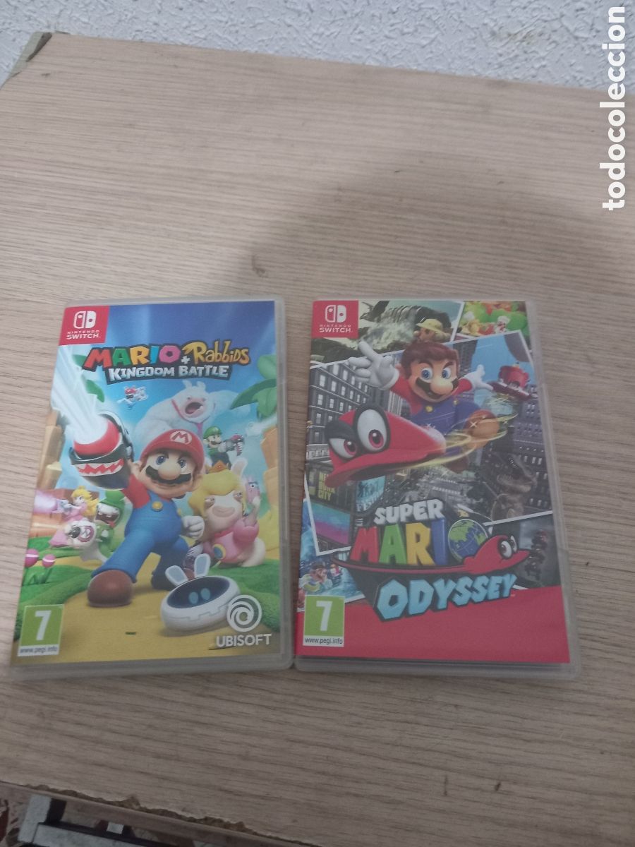 Videojuegos y Consolas Nintendo Switch de segunda mano: 2 CAJAS VACIAS MARIO NINTENDO SWITCH,,VER FOTOS