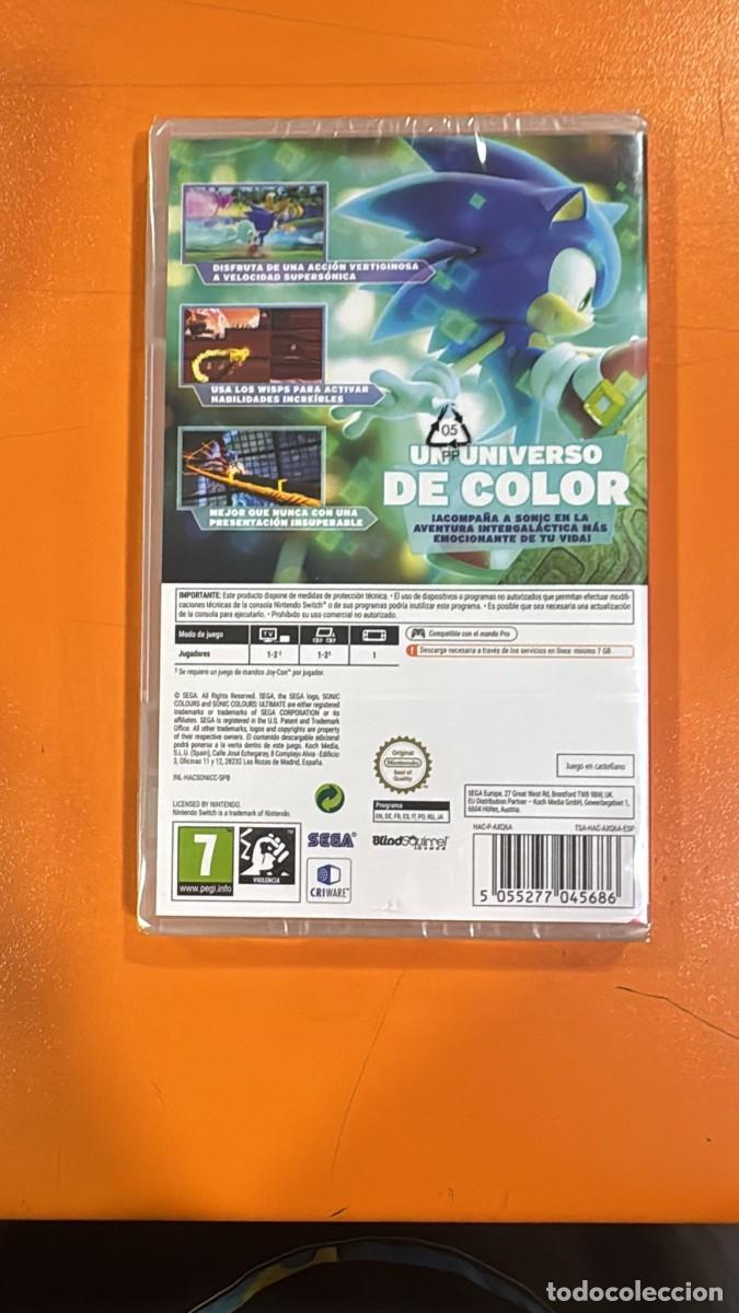 Videojuegos y consolas Nintendo Switch de segunda mano: Sonic Colours Ultimate [Switch] C&oacute;digo Descarga - Foto 2