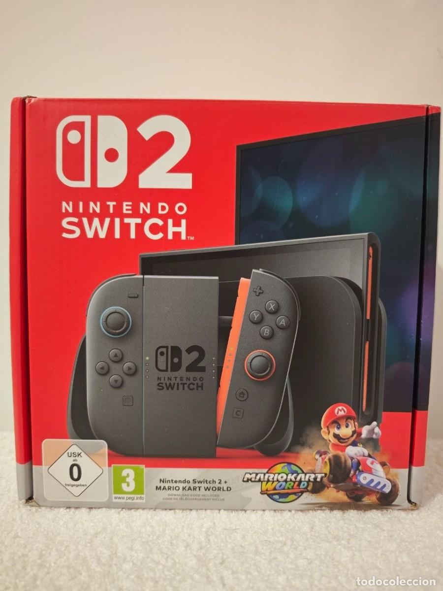 Videojuegos y Consolas Nintendo Switch de segunda mano: Caja Nintendo Switch 2 Mario Kart World