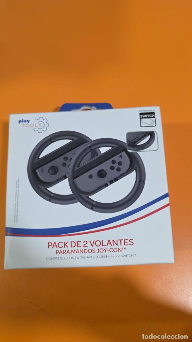 Videojuegos y consolas Nintendo Switch de segunda mano: Pack 2 Volantes Mandos Joy Con [PLAY TOOLS]