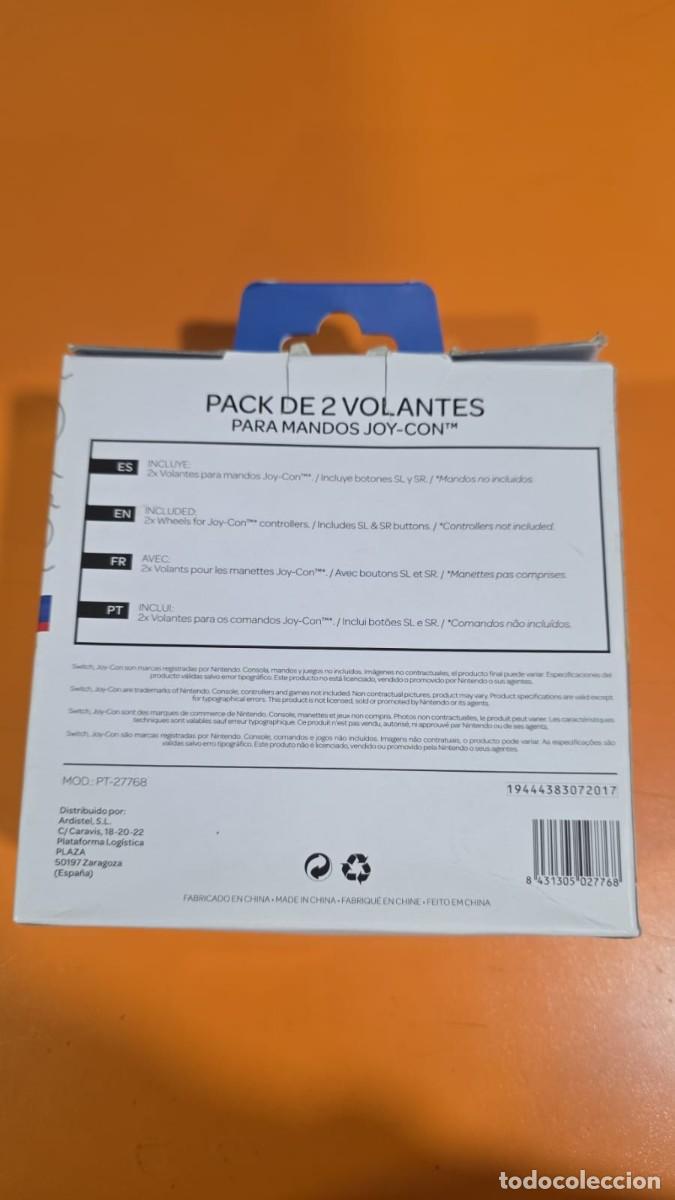 Videojuegos y consolas Nintendo Switch de segunda mano: Pack 2 Volantes Mandos Joy Con [PLAY TOOLS] - Foto 2