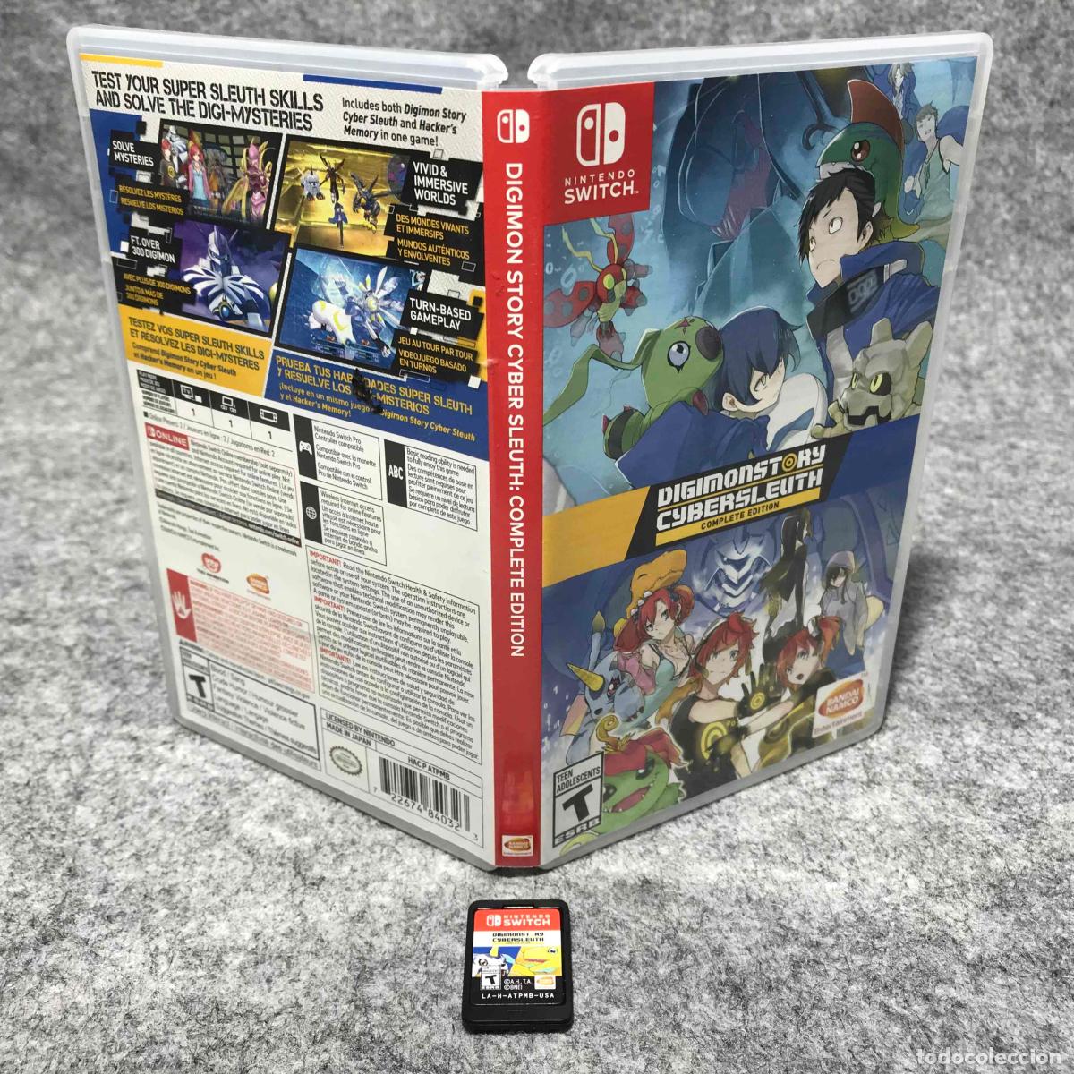 Videojuegos y consolas Nintendo Switch de segunda mano: DIGIMON STORY CYBER SLUTH COMPLETE EDITION USA NINTENDO SWITCH