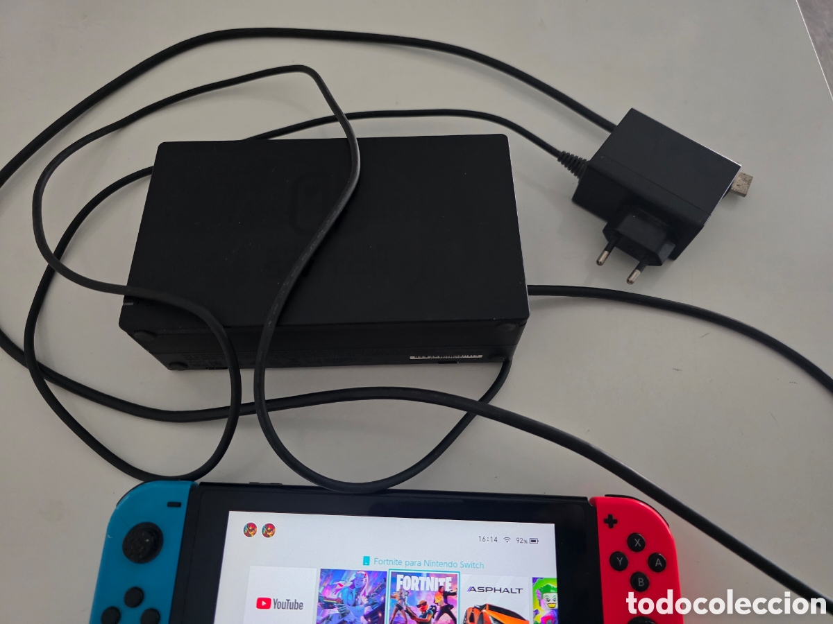 Videojuegos y consolas Nintendo Switch de segunda mano: Nintendo Switch HAC-001(-01) + Dock + 128GB - Foto 3
