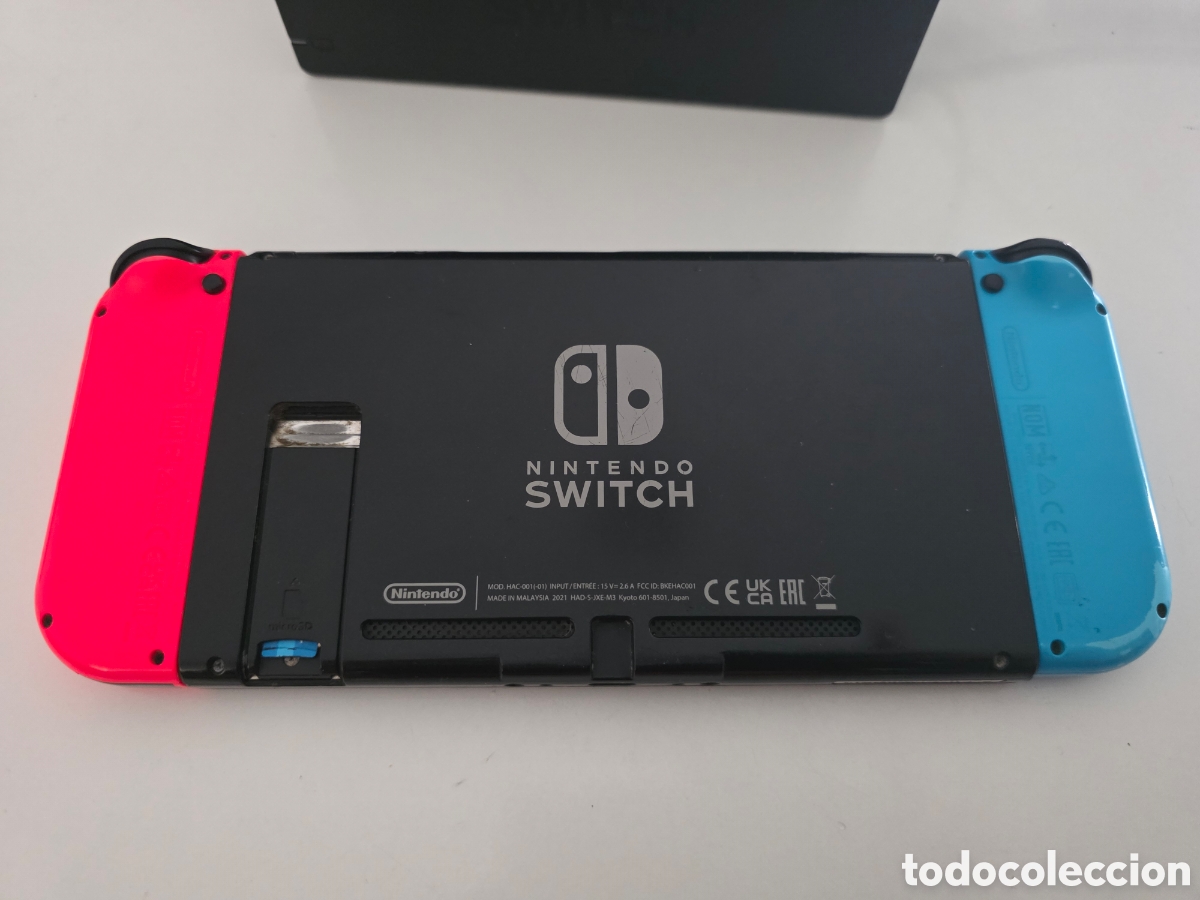 Videojuegos y consolas Nintendo Switch de segunda mano: Nintendo Switch HAC-001(-01) + Dock + 128GB - Foto 9