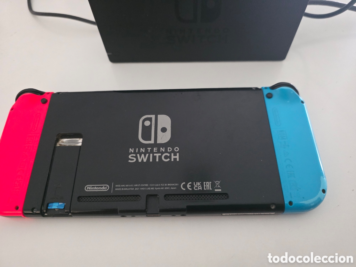 Videojuegos y consolas Nintendo Switch de segunda mano: Nintendo Switch HAC-001(-01) + Dock + 128GB - Foto 13