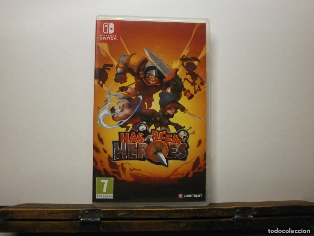 Videojuegos y consolas Nintendo Switch de segunda mano: nintendo switch has been heroes caja vacia sin juego