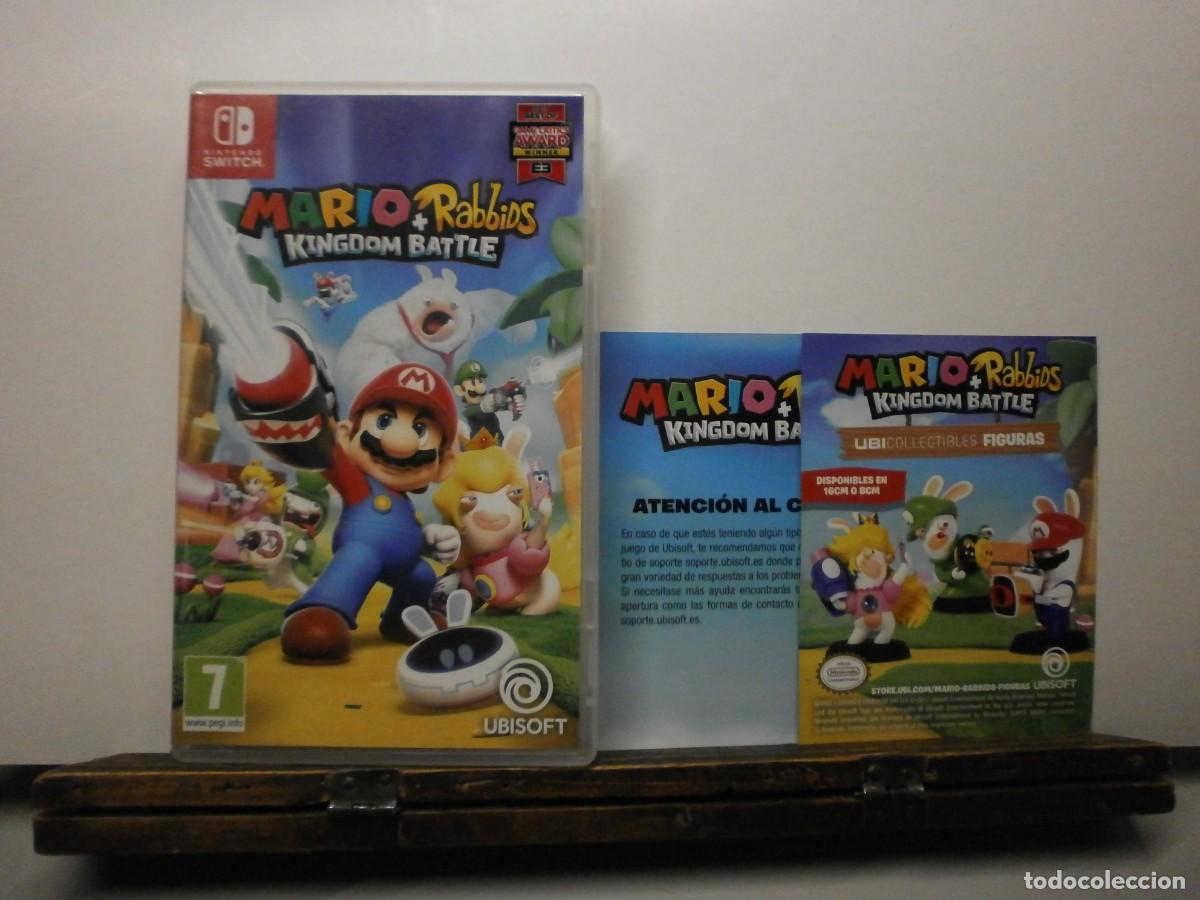 Videojuegos y consolas Nintendo Switch de segunda mano: nintendo switch mario + rabbids kindom battle caja vacia sin juego