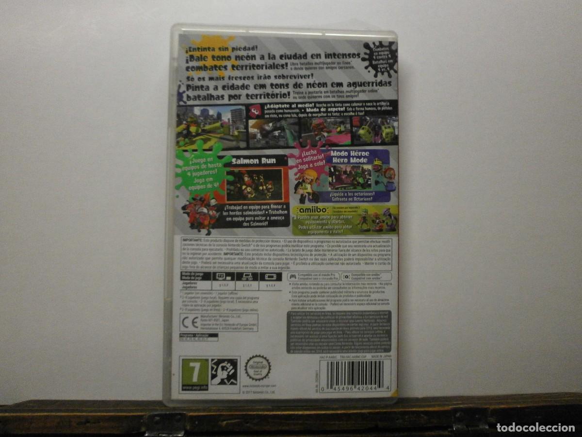Videojuegos y consolas Nintendo Switch de segunda mano: nintendo switch splatoon 2 caja vacia sin juego - Foto 2