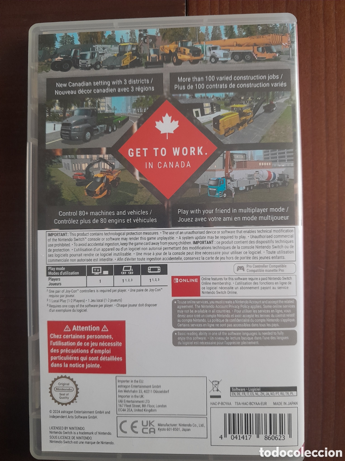Videojuegos y consolas Nintendo Switch de segunda mano: Juego Construction Simulator 4 para Nintendo Switch - Foto 2