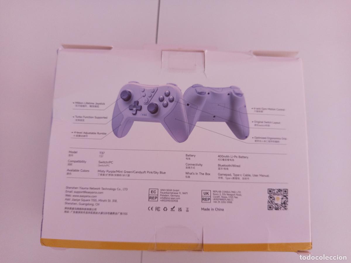 Videojuegos y consolas Nintendo Switch de segunda mano: MANDO MORADO PARA NINTENDO SWITCH - Foto 2