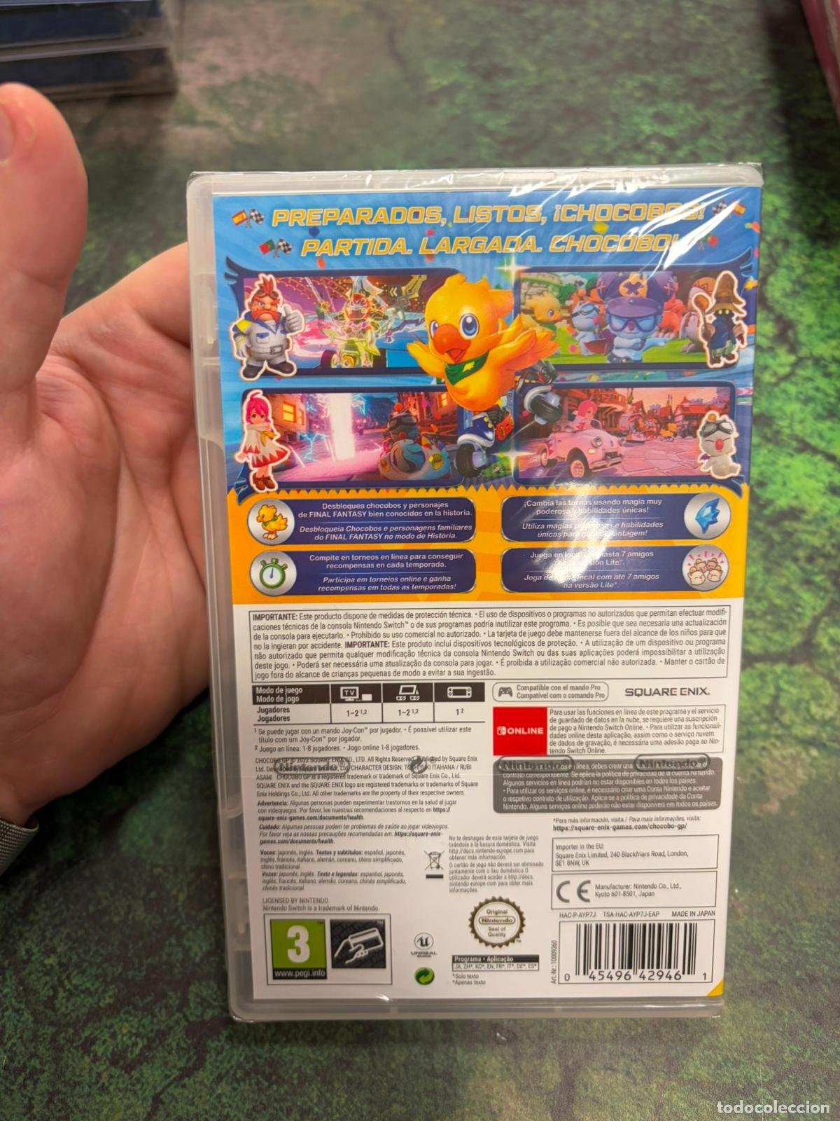 Videojuegos y consolas Nintendo Switch de segunda mano: Chocobo gp - Nintendo switch - Nuevo precintado - Foto 2