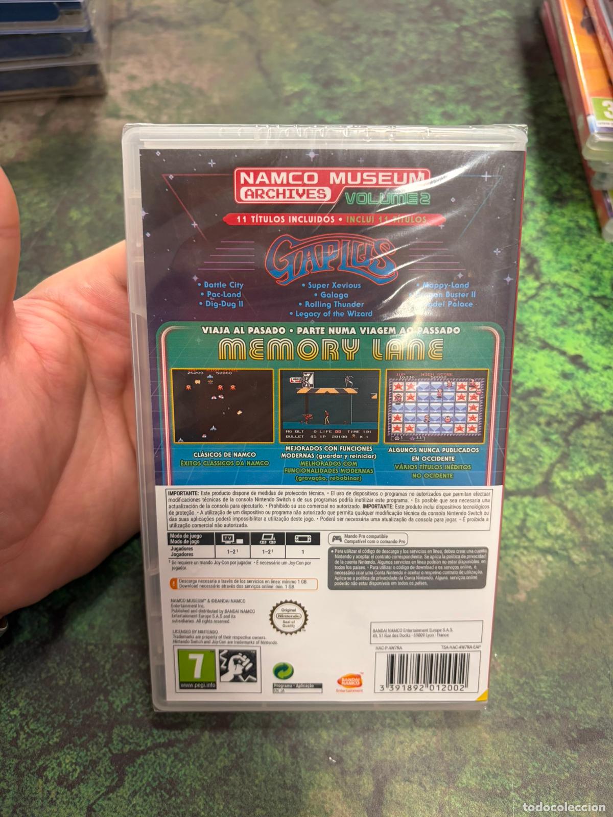 Videojuegos y consolas Nintendo Switch de segunda mano: Namco Museo archives Volume 2 - Code in a box CIAB - Nintendo switch - Foto 2