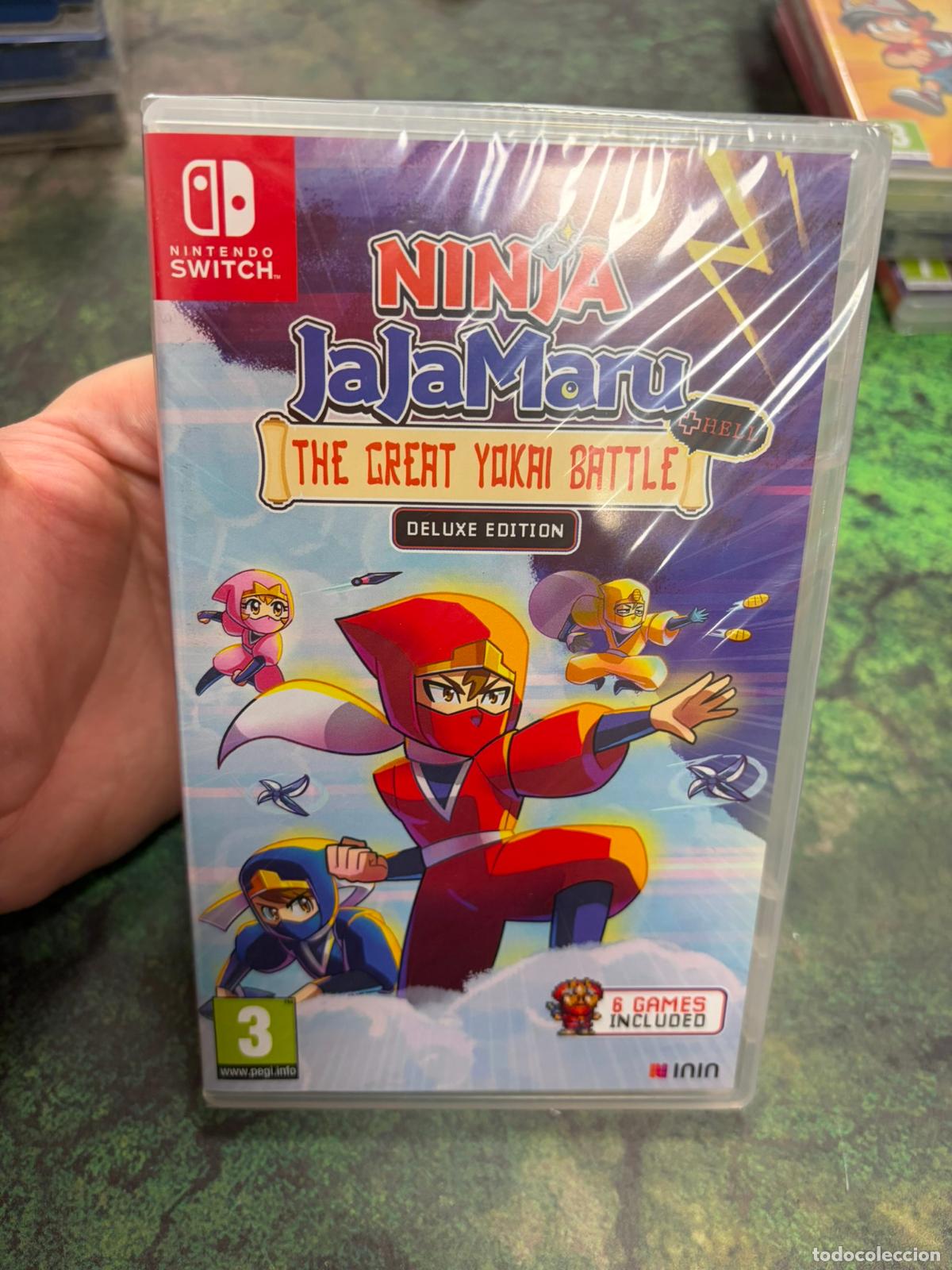 Videojuegos y consolas Nintendo Switch de segunda mano: NINJA JAJAMARU THE GREAT YOKAI BATTLE - Nuevo precintado PAL ESP - Nintendo switch