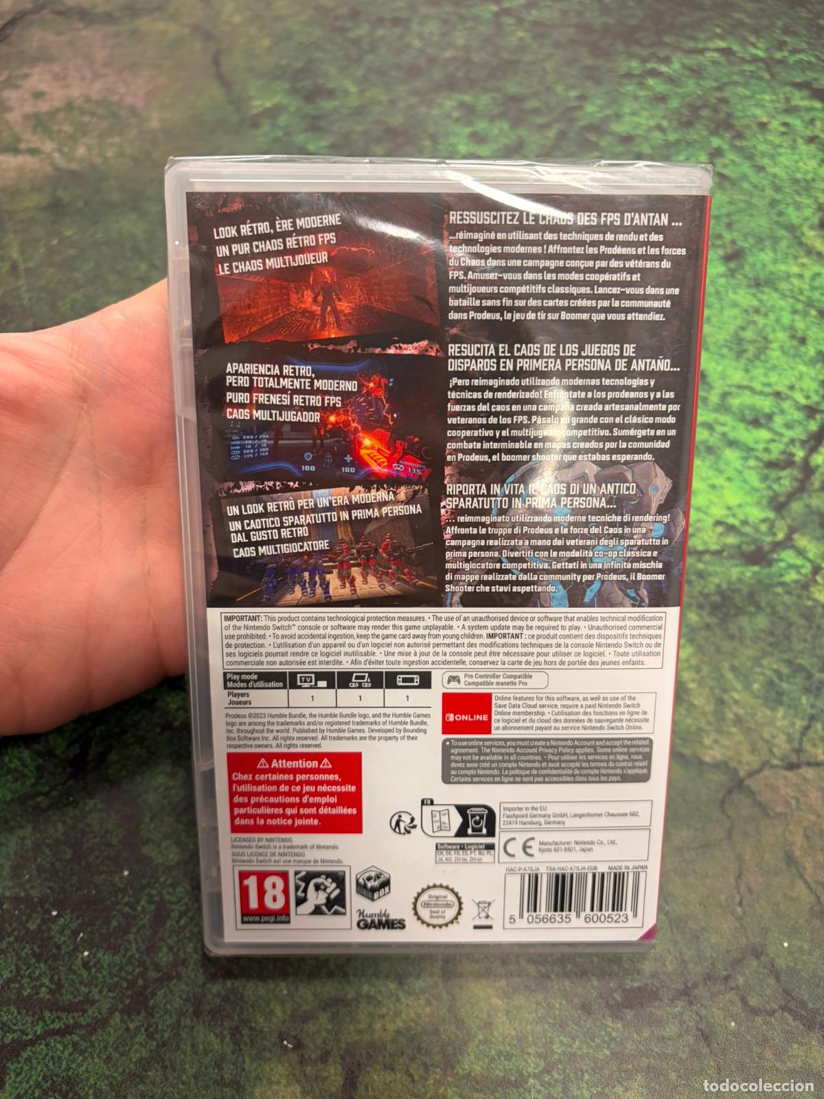 Videojuegos y consolas Nintendo Switch de segunda mano: Prodeus - Nuevo precintado PAL ESP - Nintendo switch - Foto 2