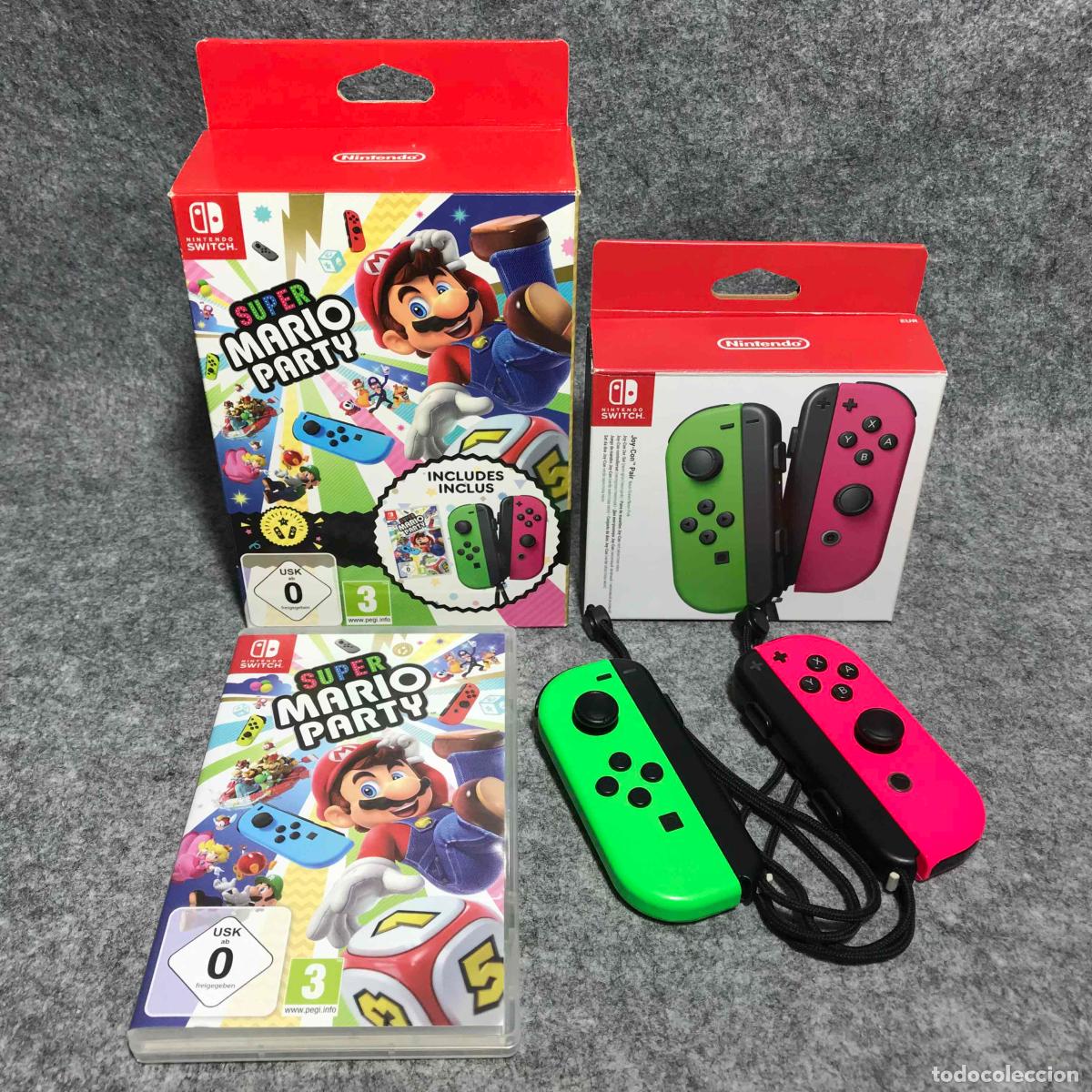 Videojuegos y consolas Nintendo Switch de segunda mano: SUPER MARIO PARTY+JOY CON PAIR NINTENDO SWITCH