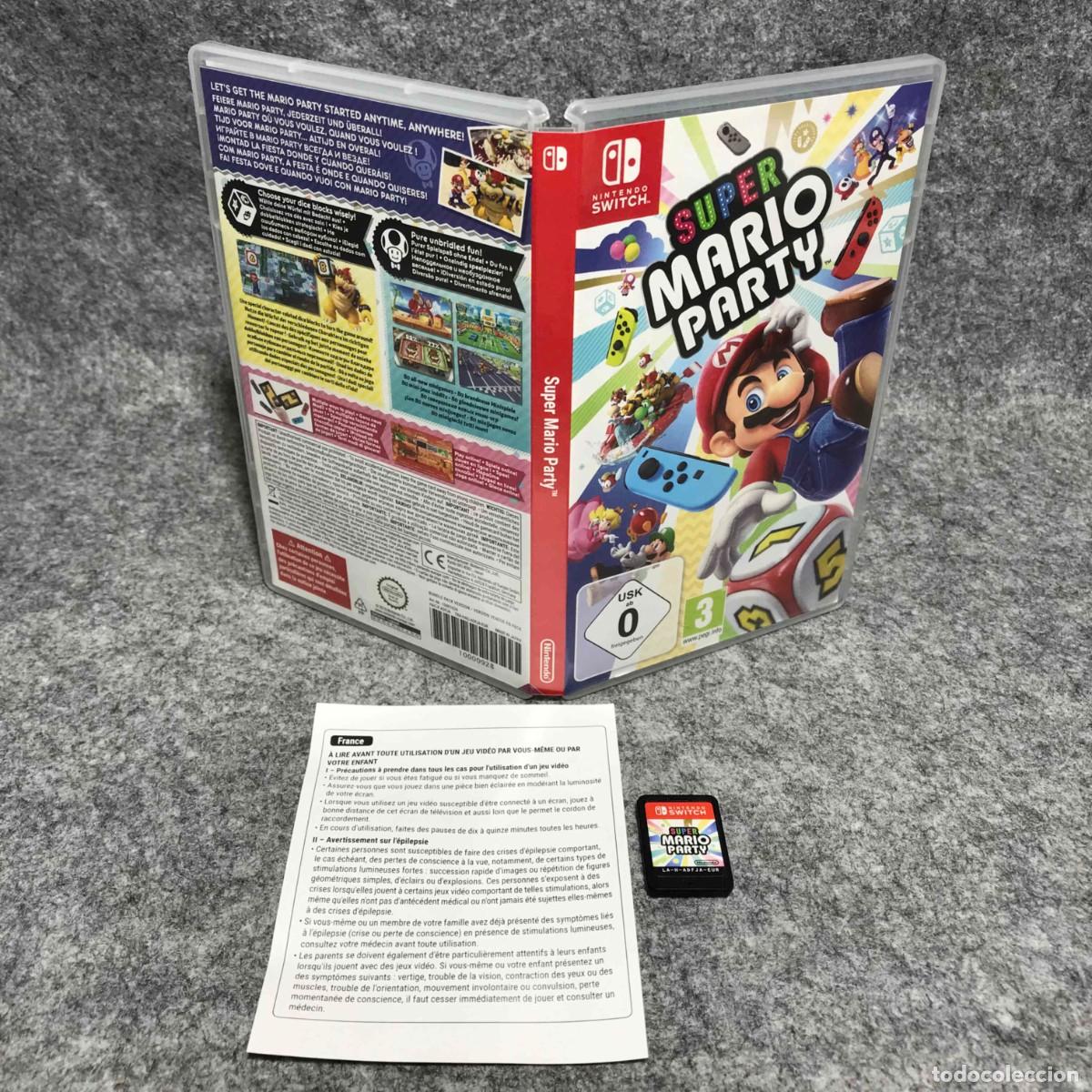 Videojuegos y consolas Nintendo Switch de segunda mano: SUPER MARIO PARTY+JOY CON PAIR NINTENDO SWITCH - Foto 2