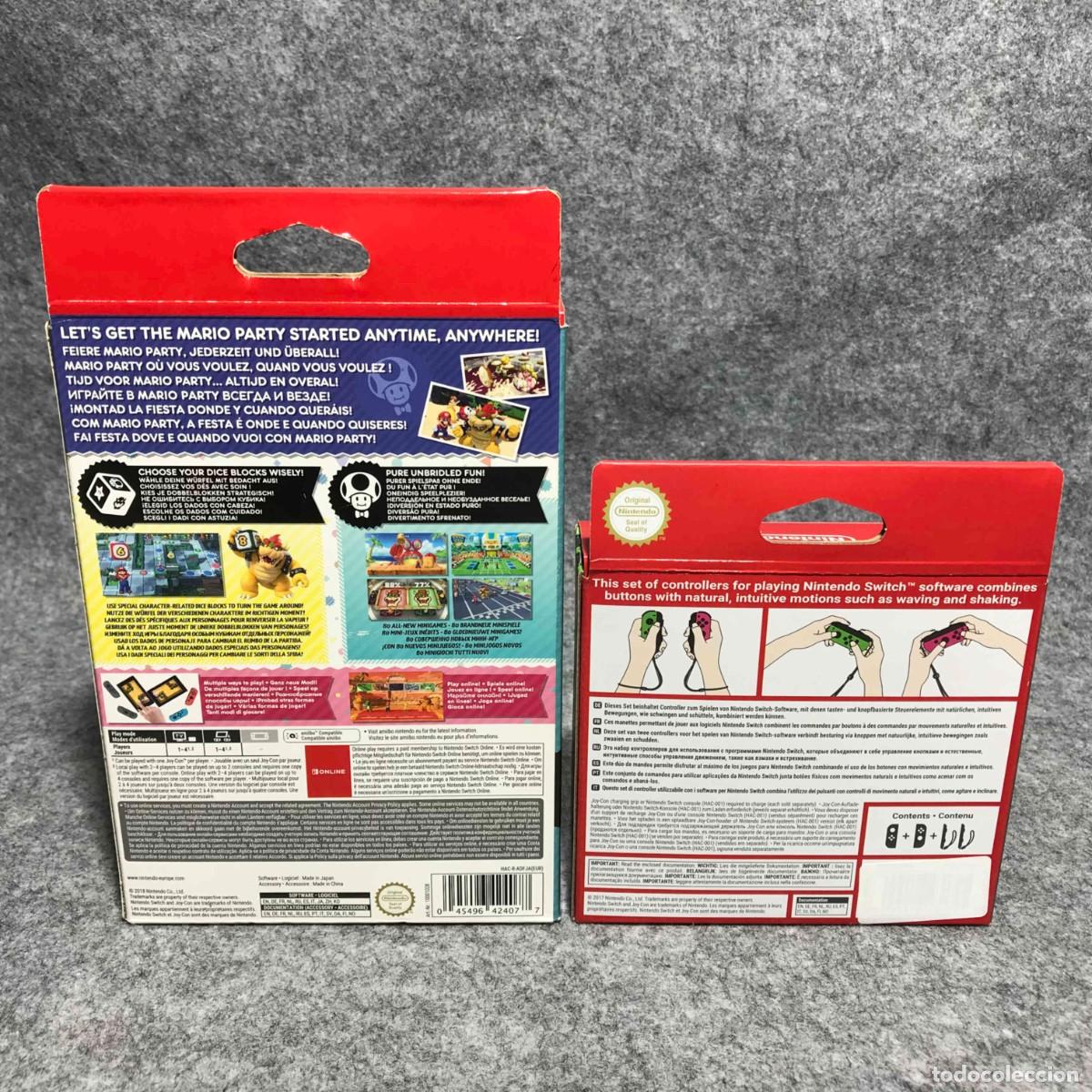 Videojuegos y consolas Nintendo Switch de segunda mano: SUPER MARIO PARTY+JOY CON PAIR NINTENDO SWITCH - Foto 6
