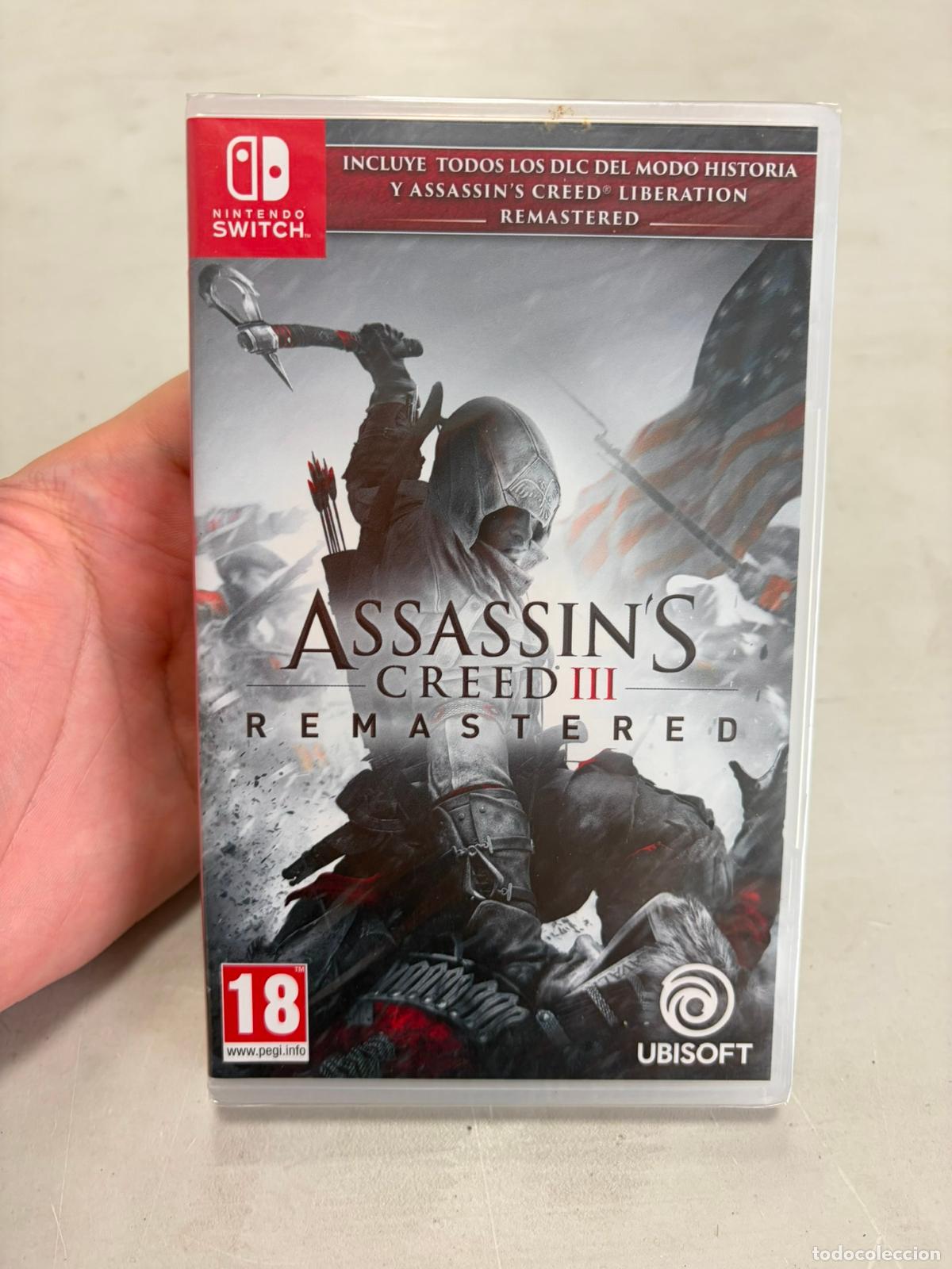 Videojuegos y consolas Nintendo Switch de segunda mano: Assassins creed 3 III - Nintendo switch - Remastered - Nuevo precintado PAL ESP - Assassin's