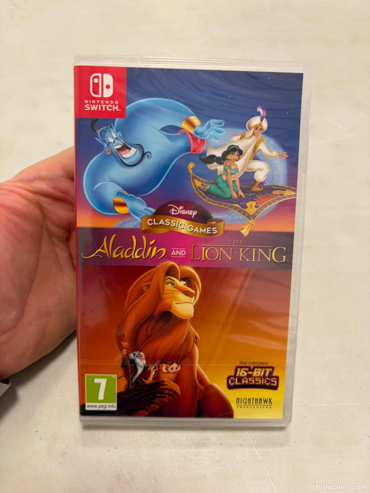 Videojuegos y consolas Nintendo Switch de segunda mano: Disney classic games aladdin Lion king - Nintendo Switch - PAL ESP Precintado nuevo