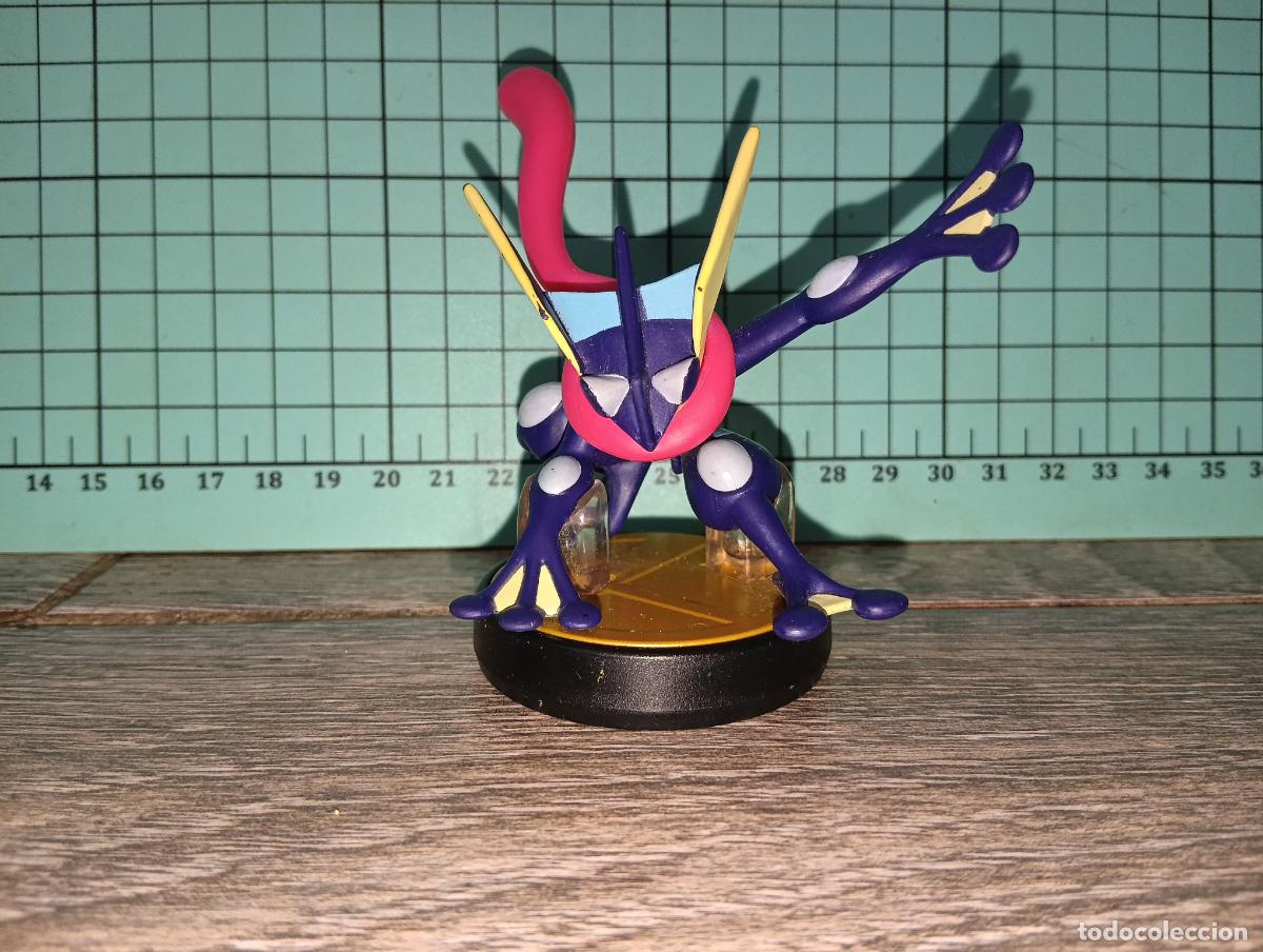 Videojuegos y consolas Nintendo Switch de segunda mano: Figura Greninja Amiibo Pokemon Super Smash Bros Nintendo