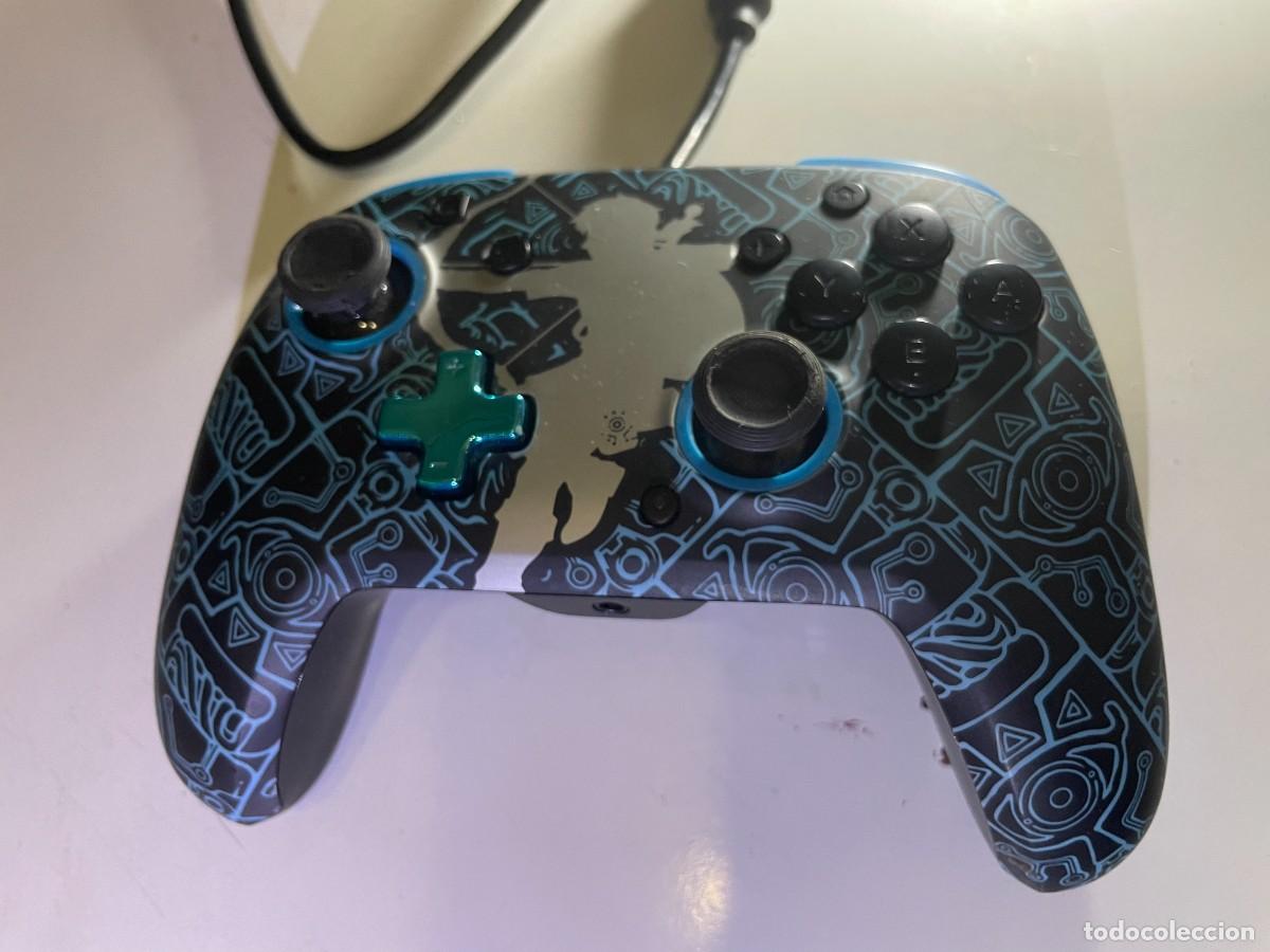 Videojuegos y consolas Nintendo Switch de segunda mano: Mando PDP Glow Zelda Link Azul