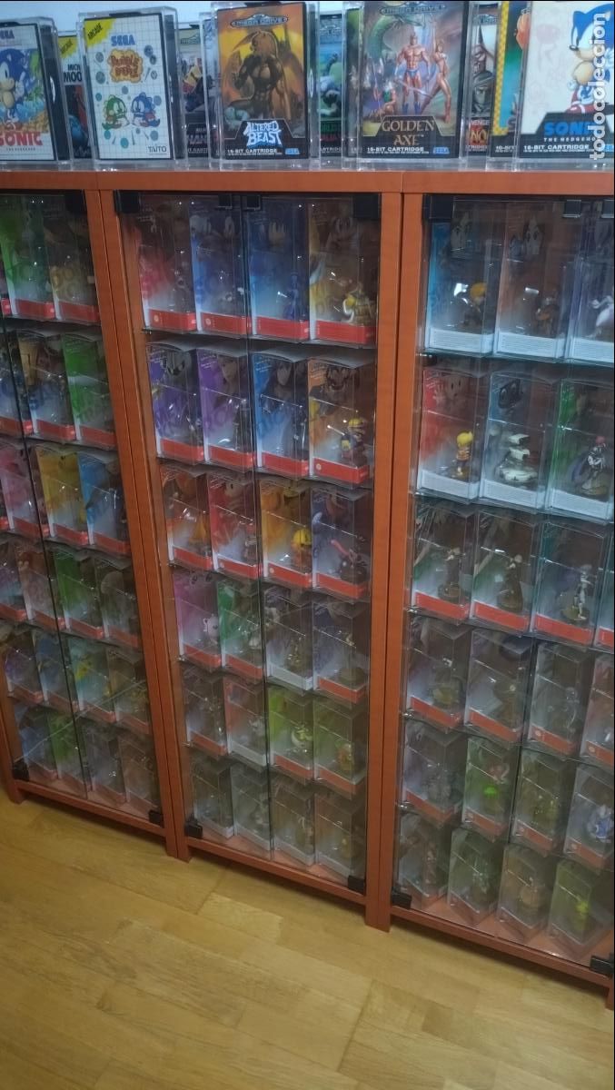 Videojuegos y consolas Nintendo Switch de segunda mano: Sellados, lote completo de los 93 Amiibos Smash Bros europeos con protector - Nintendo Amiibo Switch