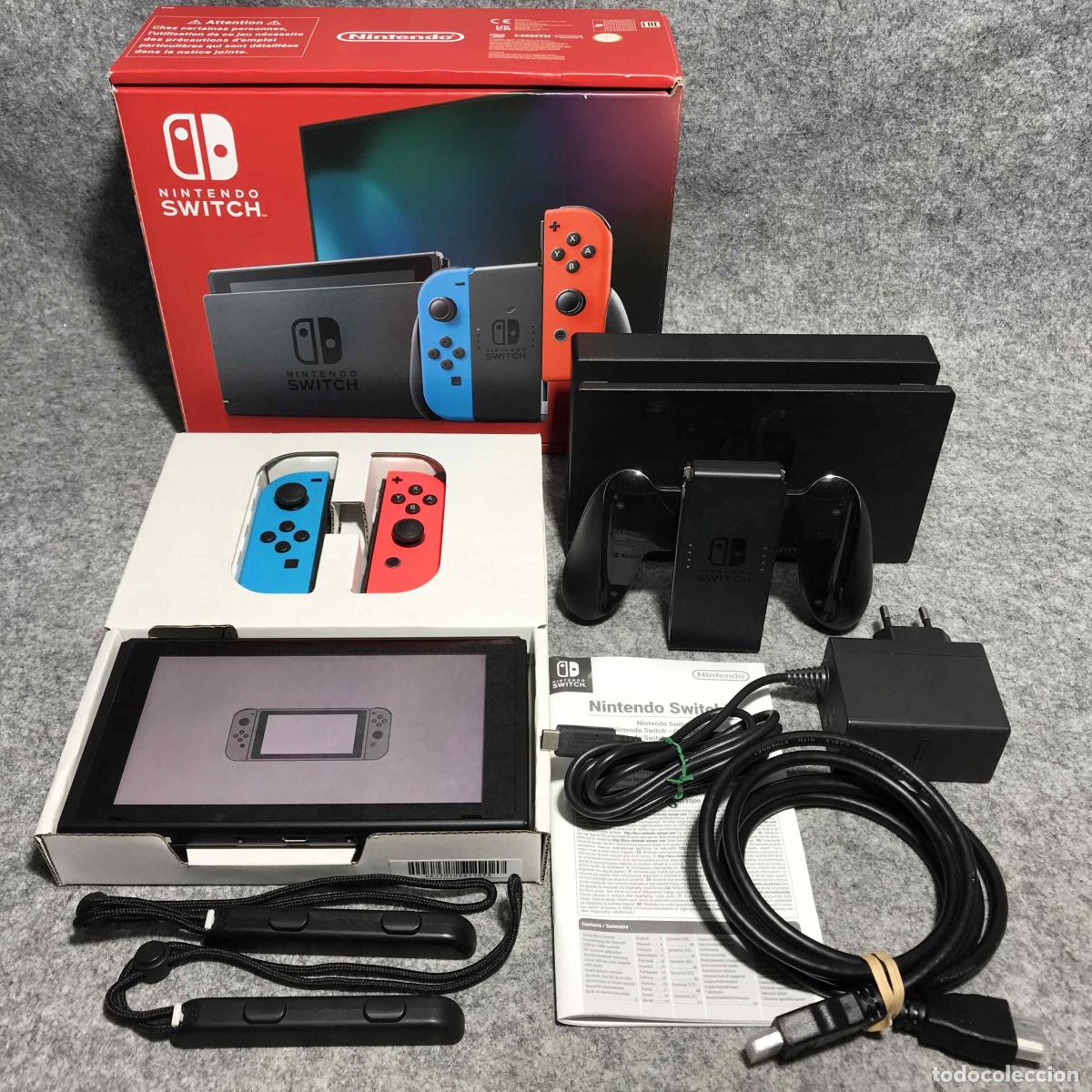 Videojuegos y consolas Nintendo Switch de segunda mano: CONSOLA NINTENDO SWITCH 32GB CON CAJA