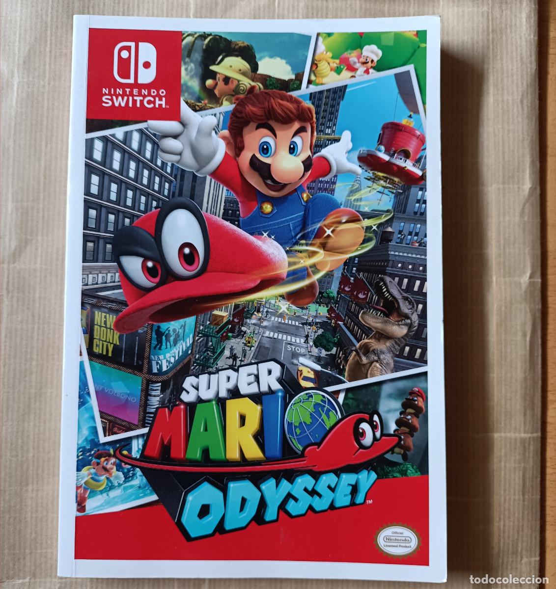 Videojuegos y consolas Nintendo Switch de segunda mano: Super Mario Odyssey Gu&iacute;a oficial Nintendo 2017 videojuego libro