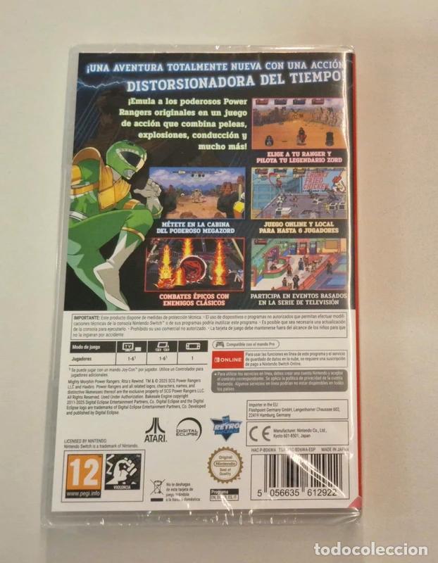 Videojuegos y consolas Nintendo Switch de segunda mano: Power Rangers Ritas Rewind Switch - Foto 2