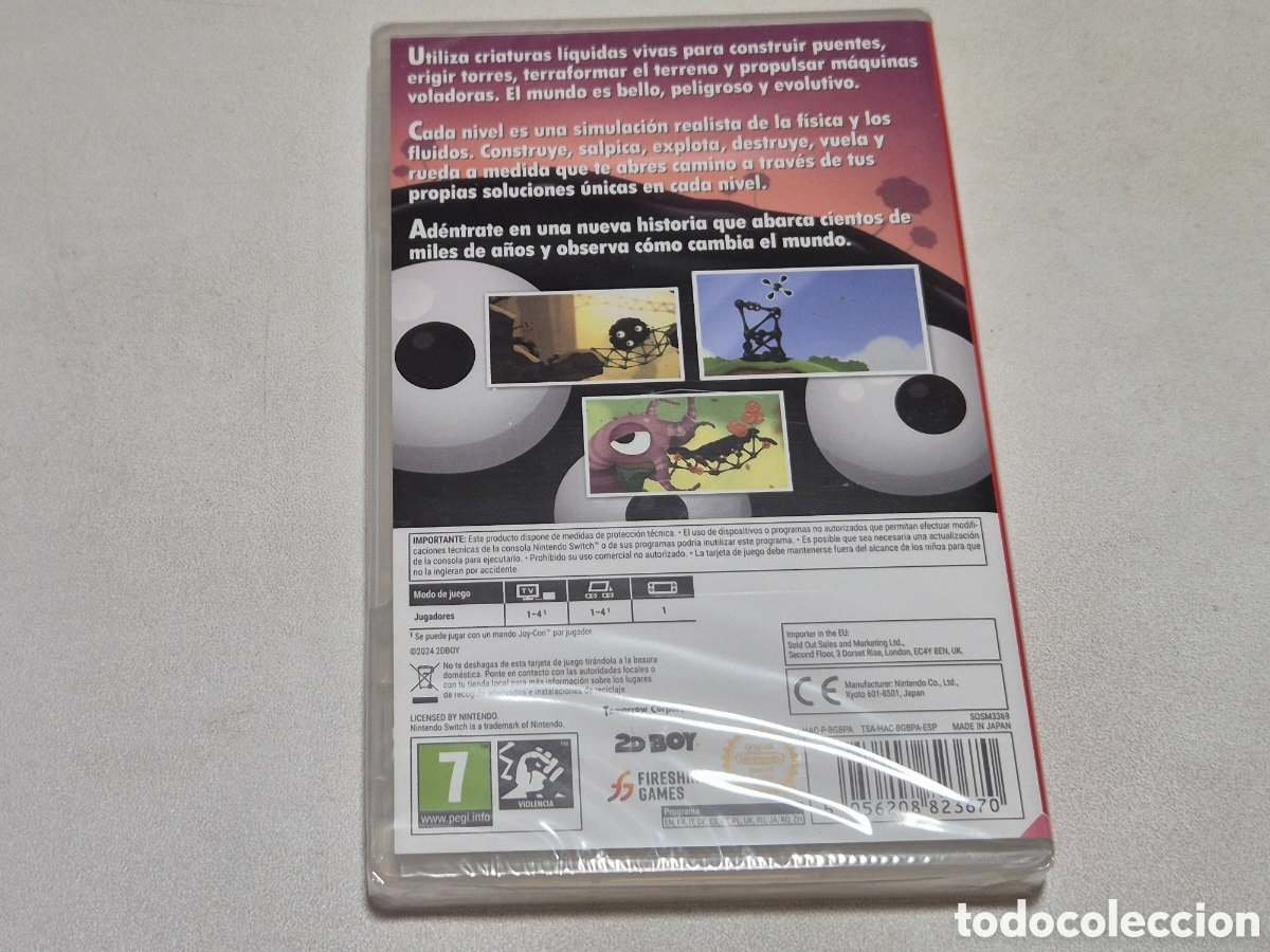 Videojuegos y consolas Nintendo Switch de segunda mano: World Of Goo . Switch - Foto 2
