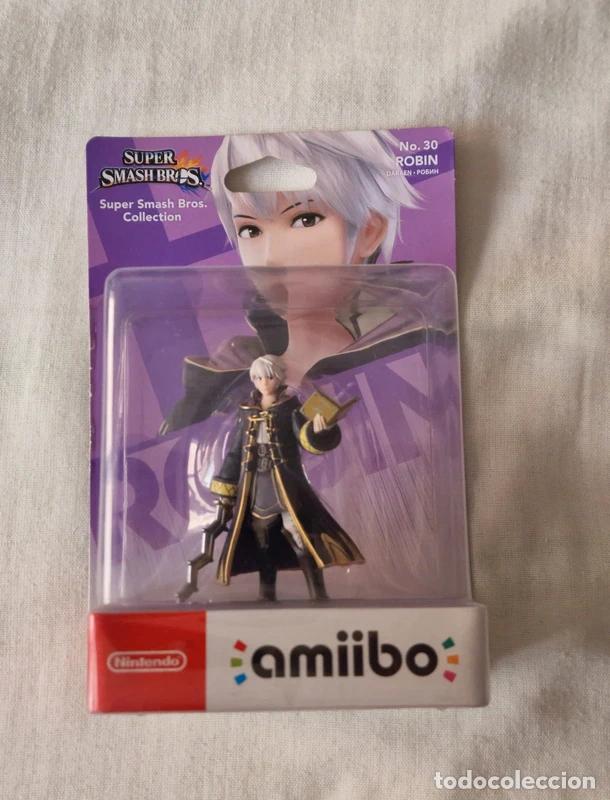 Videojuegos y consolas Nintendo Switch de segunda mano: Amiibo No. 30 Robin Super Smash Bros