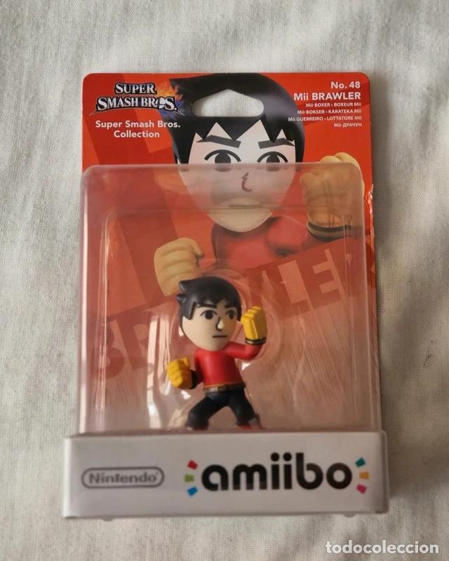Videojuegos y consolas Nintendo Switch de segunda mano: Amiibo N&ordm; 48 Mii Brawler Super Smash Bros