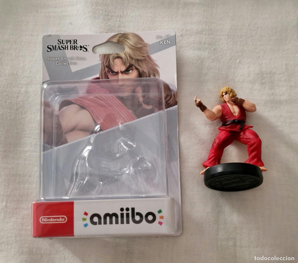 Videojuegos y consolas Nintendo Switch de segunda mano: Amiibo Ken N&ordm; 69 Super Smash Bros - Foto 2