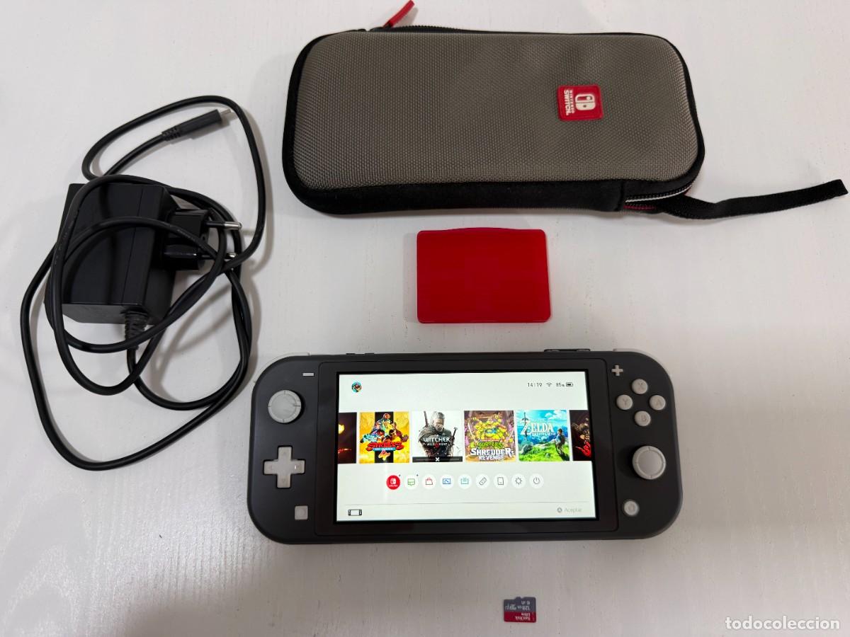 Videojuegos y consolas Nintendo Switch de segunda mano: NINTENDO SWITCH LITE EN PERFECTO ESTADO+TARJETA MICRO SD ULTRA 128 GB+FUNDA+ CARGADOR+ ESTUCHE