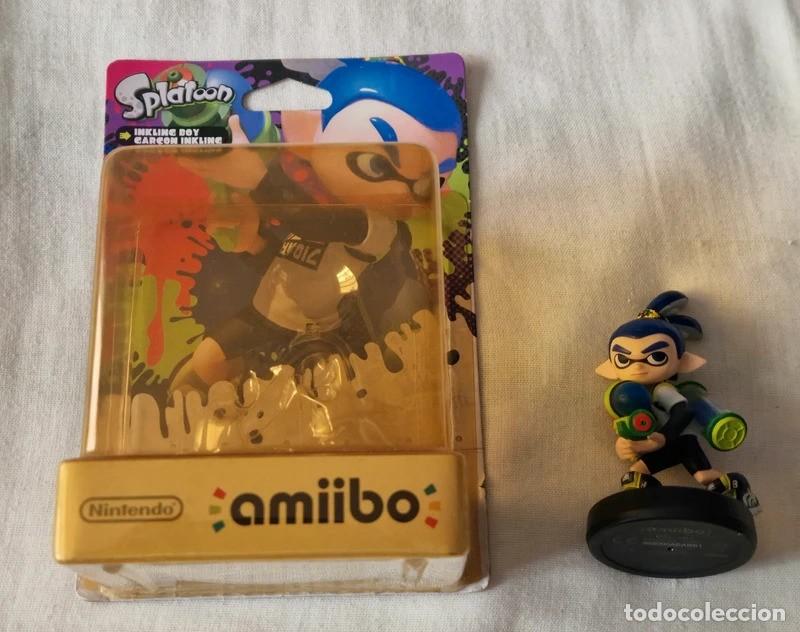 Videojuegos y consolas Nintendo Switch de segunda mano: Amiibo Inkling chico Azul Splatoon