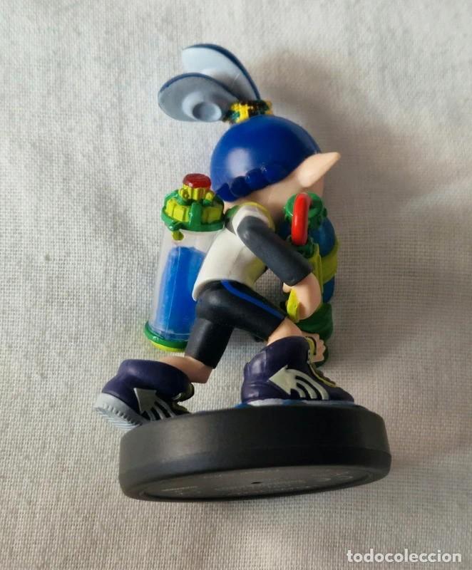 Videojuegos y consolas Nintendo Switch de segunda mano: Amiibo Inkling chico Azul Splatoon - Foto 3