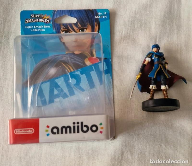 Videojuegos y consolas Nintendo Switch de segunda mano: Amiibo N&ordm; 12 Marth Super Smash Bros - Foto 2