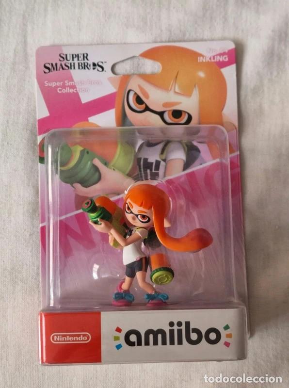 Videojuegos y consolas Nintendo Switch de segunda mano: Amiibo N&ordm; 64 Inkling Chica Splatoon