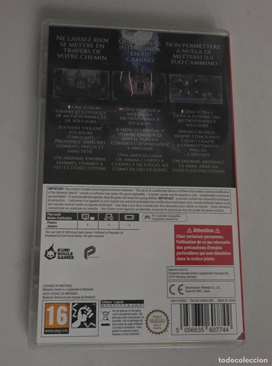 Videojuegos y consolas Nintendo Switch de segunda mano: The Last Faith Switch - Foto 2