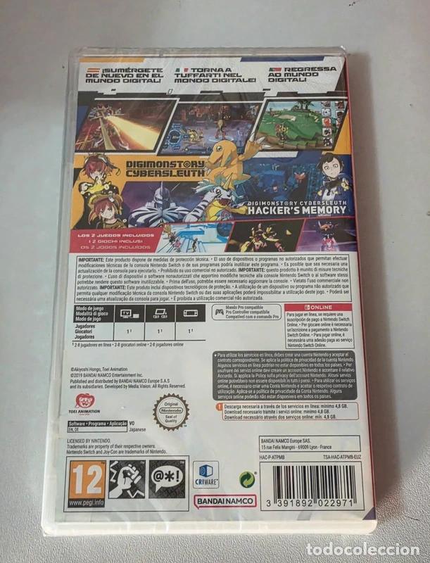 Videojuegos y consolas Nintendo Switch de segunda mano: Digimon Story Cyber Sleuth Switch - Foto 2