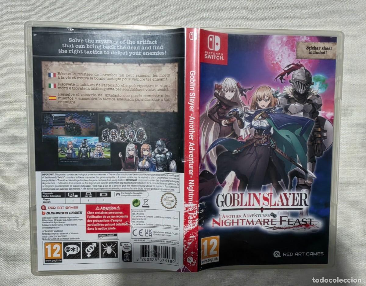 Videojuegos y consolas Nintendo Switch de segunda mano: Goblin Slayer Another Adventurer Nightmare Feast Switch - Foto 3