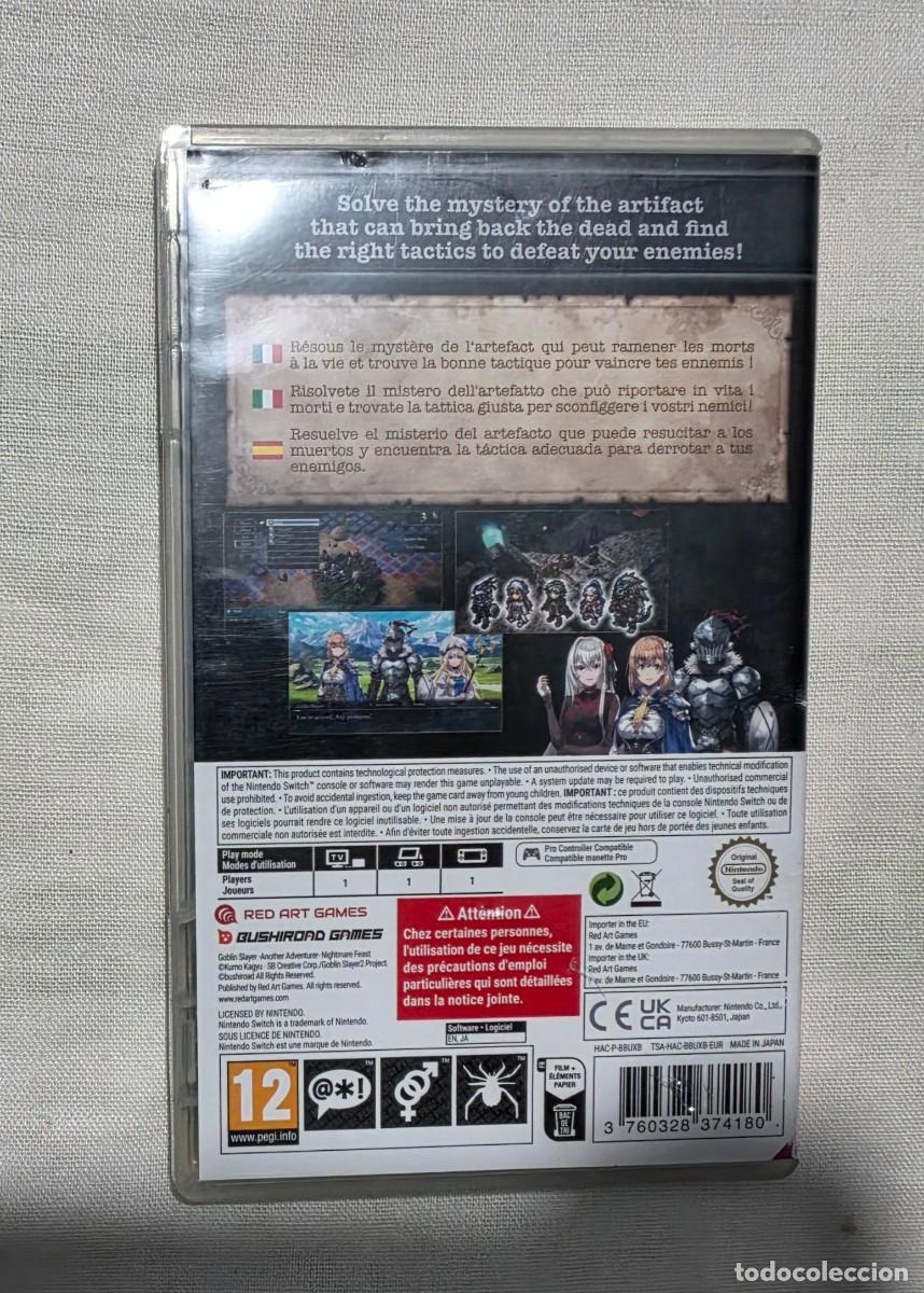 Videojuegos y consolas Nintendo Switch de segunda mano: Goblin Slayer Another Adventurer Nightmare Feast Switch - Foto 2