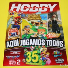 Videojuegos y Consolas Nintendo Switch: HOBBY CONSOLAS AQUÍ JUGAMOS TODOS - SUPER MARIO, ANIMAL CROSSING - NINTENDO SWITCH - 31 PÁG. - 2020. Lote 224377721