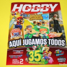 Videojuegos y Consolas Nintendo Switch: HOBBY CONSOLAS AQUÍ JUGAMOS TODOS - SUPER MARIO, ANIMAL CROSSING - NINTENDO SWITCH - 31 PÁG. - 2020. Lote 224377950