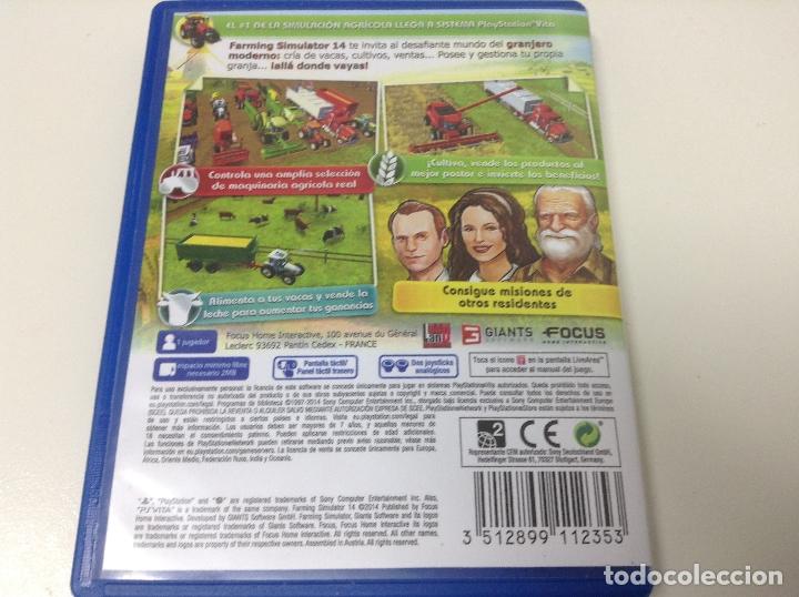 Videojuegos y consolas PS Vita de segunda mano: FARMING SIMULATOR 14 - Foto 2