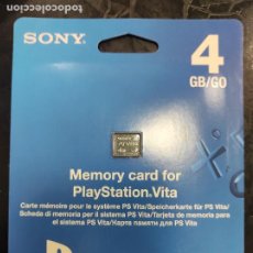 Videojuegos y Consolas PS Vita de segunda mano: MEMORY CARD 4GB SONY PSVITA NUEVA A ESTRENAR. Lote 400119619