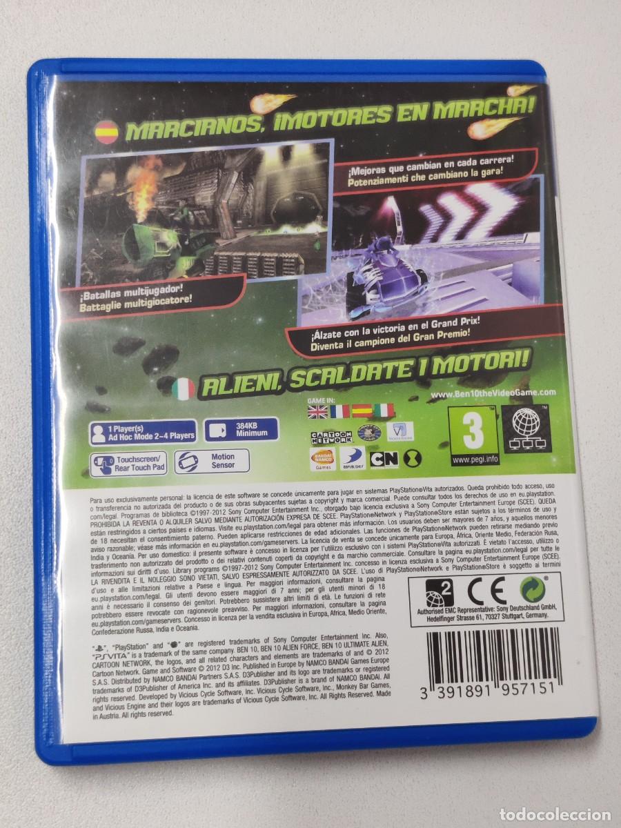 Videojuegos y consolas PS Vita de segunda mano: BEN 10 GALACTIC RACING - Foto 2