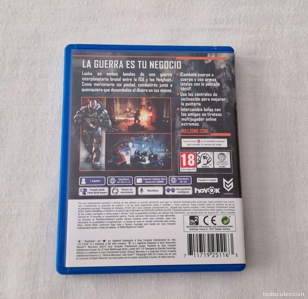 Videojuegos y consolas PS Vita de segunda mano: Killzone Mercenary Psvita - Foto 2