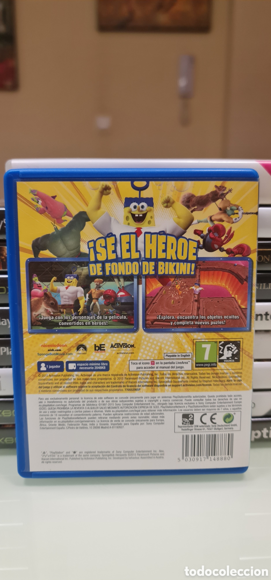Videojuegos y consolas PS Vita de segunda mano: BOB ESPONJA EL H&Eacute;ROE - PSVITA - Foto 3