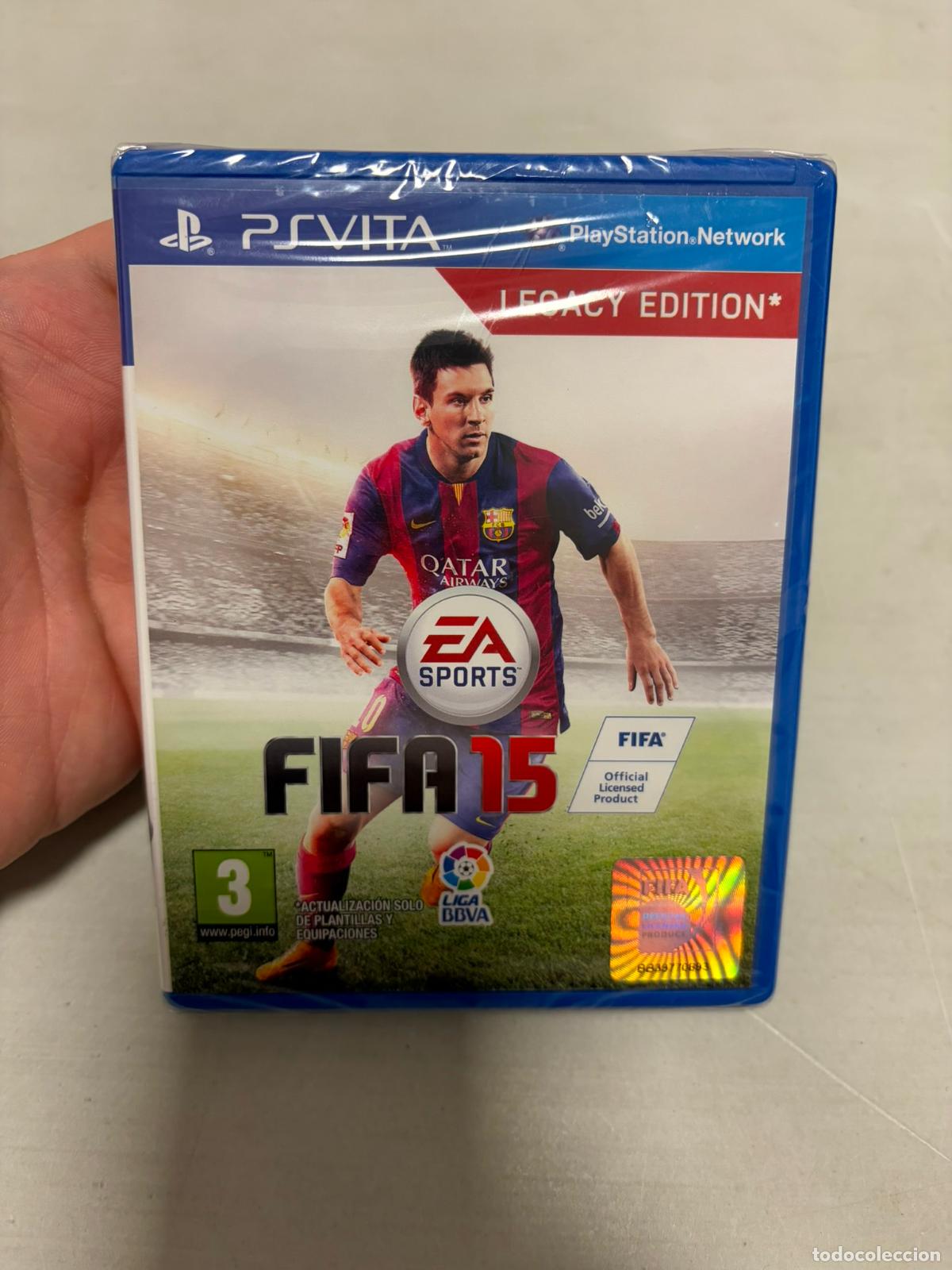 Videojuegos y Consolas PS Vita de segunda mano: Fifa 15 - Sony playstation vita PSVITA - PAL ESP nuevo precintado